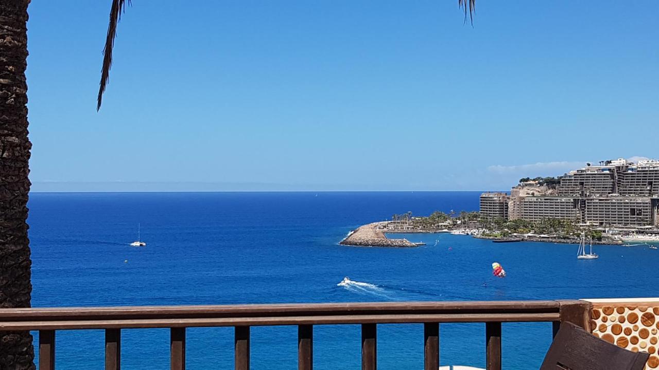 Apartamento Deluxe Seaview-Sunsets !Transfe-R Inc! Pool,2Aircond,2Tv65",600Mb Dishwasher,,2 Beaches,Anfi-View Patalavaca Exterior foto