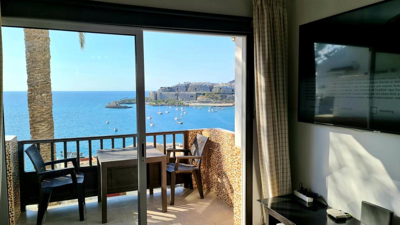 Apartamento Deluxe Seaview-Sunsets !Transfe-R Inc! Pool,2Aircond,2Tv65",600Mb Dishwasher,,2 Beaches,Anfi-View Patalavaca Exterior foto